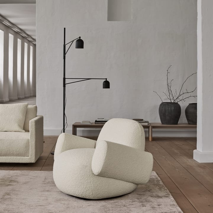 Havana fåtölj med två armstöd, Curl 20 offwhite Eilersen
