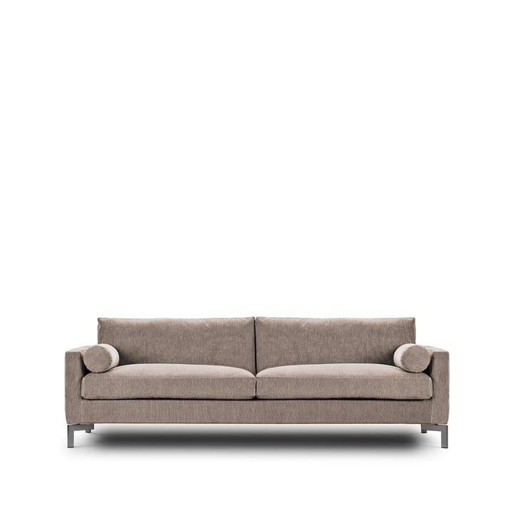 Lift 3-sits soffa - tyg gravel 07 beige, duntopp, stålben, 210 cm - Eilersen
