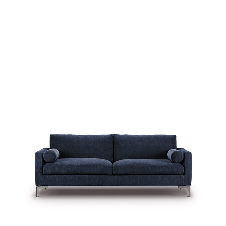 Lift 3-sits soffa - tyg louis 14 mörkblå, skumtopp, stålben, 210 cm - Eilersen