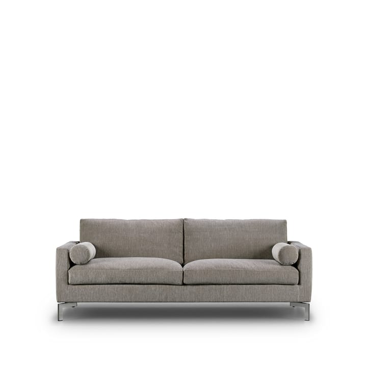 Lift soffa 210 cm dunstoppning - Tyg bakar 01 brunbeige-stålben - Eilersen