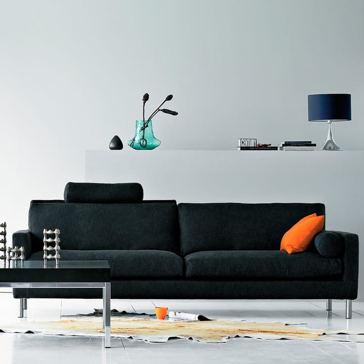 Lift soffa 210 cm dunstoppning - Tyg tangent 16 gråblå-stålben - Eilersen