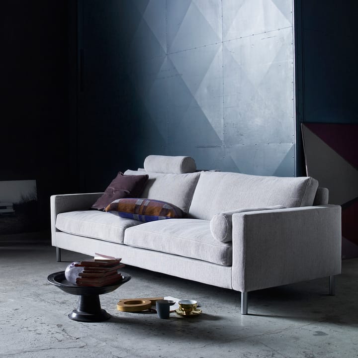 Lift soffa 210 cm dunstoppning - Tyg tangent 16 gråblå-stålben - Eilersen