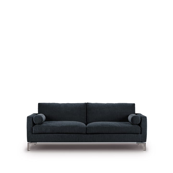 Lift soffa 210 cm skumstoppning - Tyg tangent 16 gråblå-stålben - Eilersen