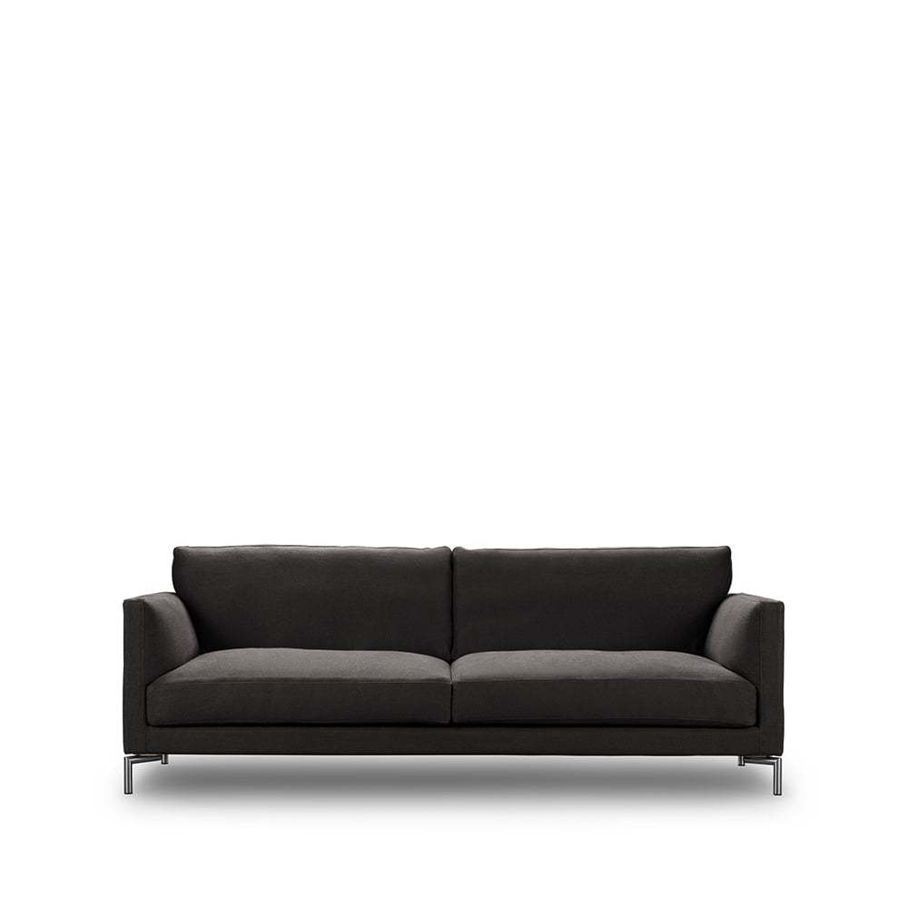Eilersen Mission soffa tyg gravel 0016 mörkgrå-220-stål
