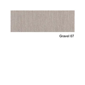 Mission soffa - tyg gravel 07 beige-220-stål - Eilersen