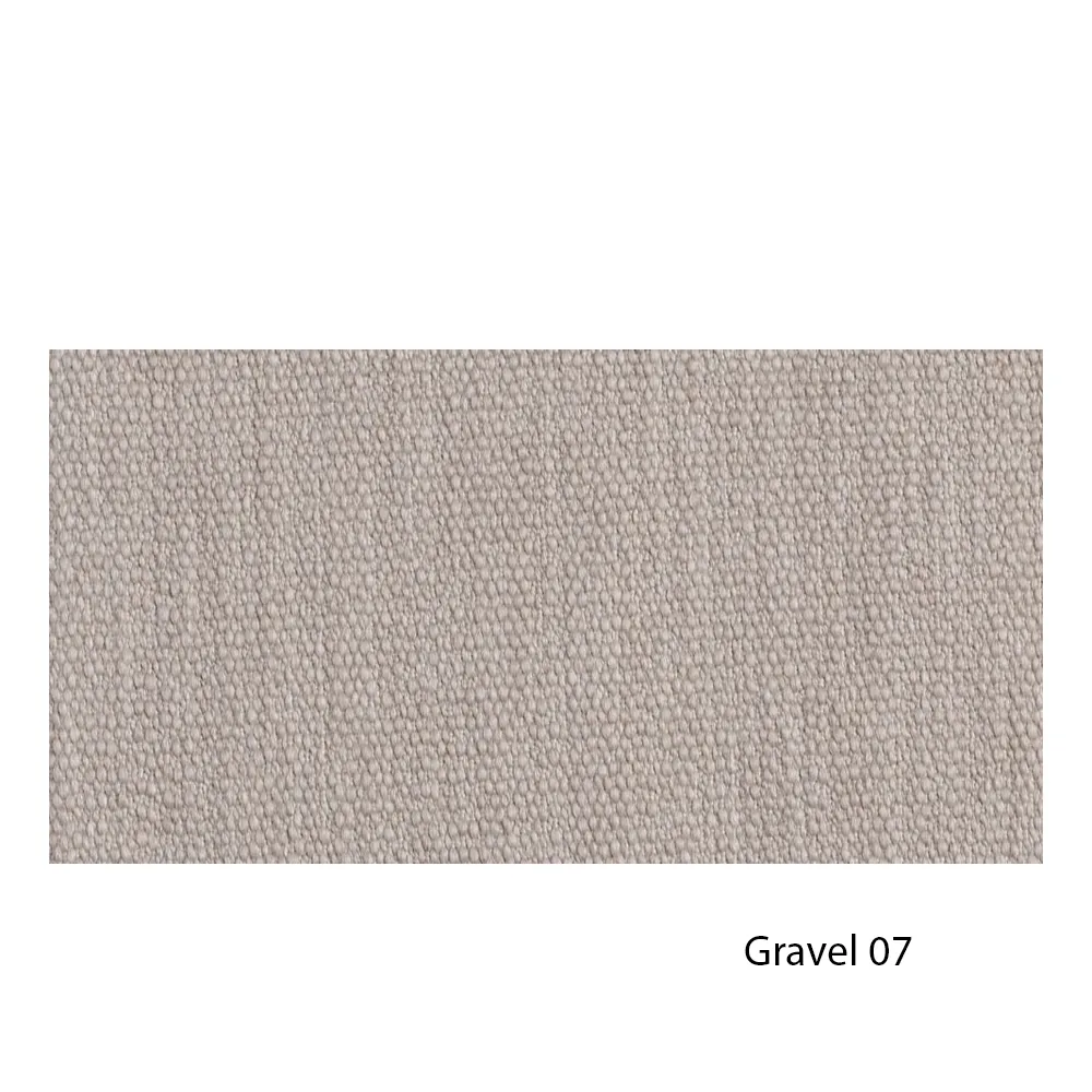 Mission soffa, tyg gravel 07 beige-240-stål Eilersen
