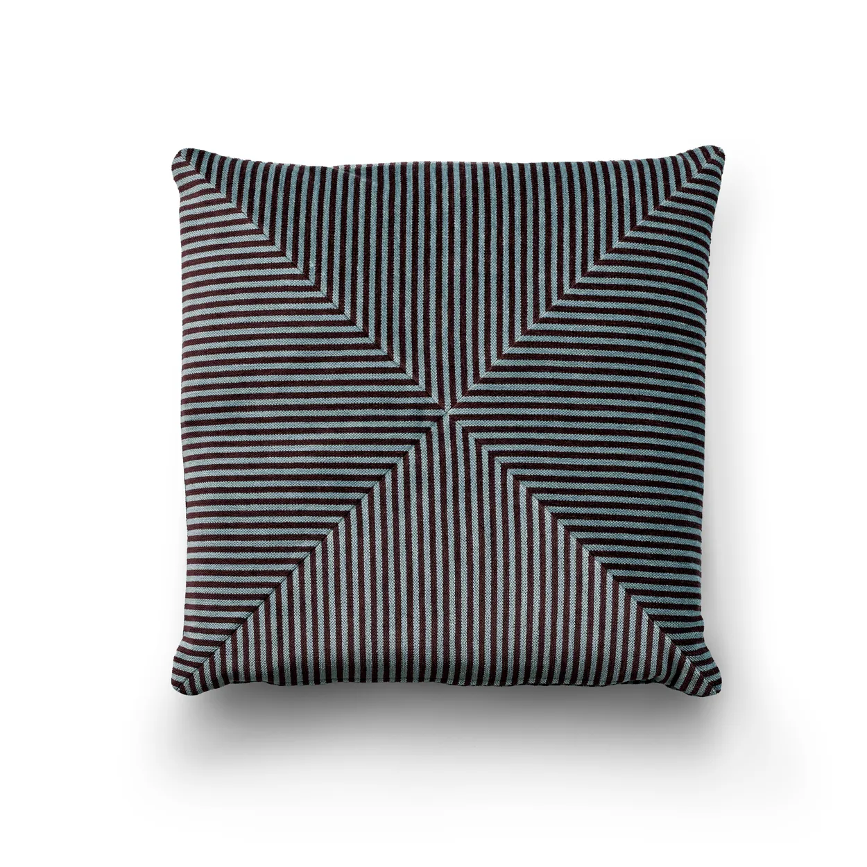 Eilersen Pyjamas Design 8 kudde 50x50 cm Brun-blå | Skandinavisk Design | Kuddar | Brun