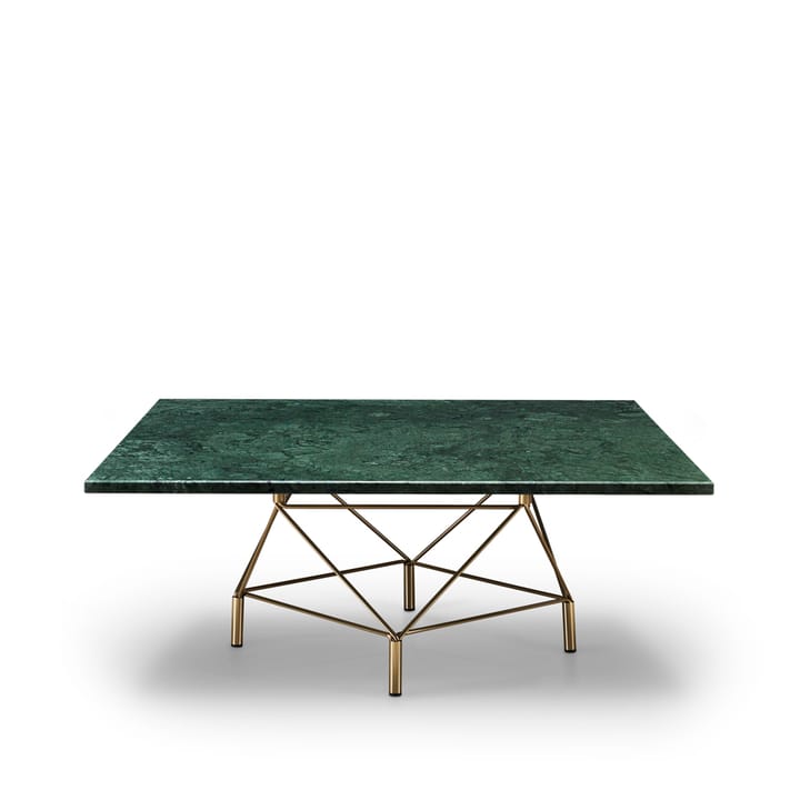 Spider soffbord - marmor grön, mässingstativ - Eilersen