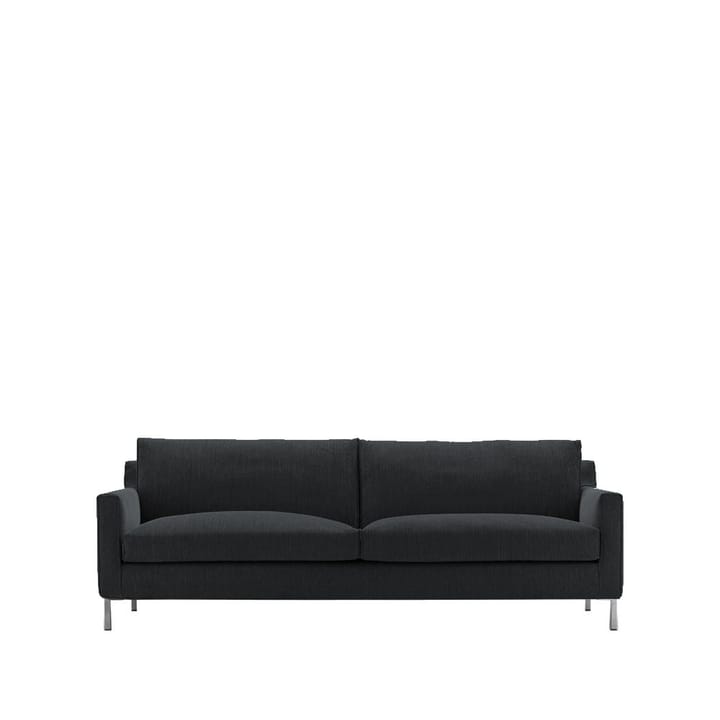 Streamline 3-sits soffa 220 cm, louis 16 mörkgrå-rostfritt stål Eilersen