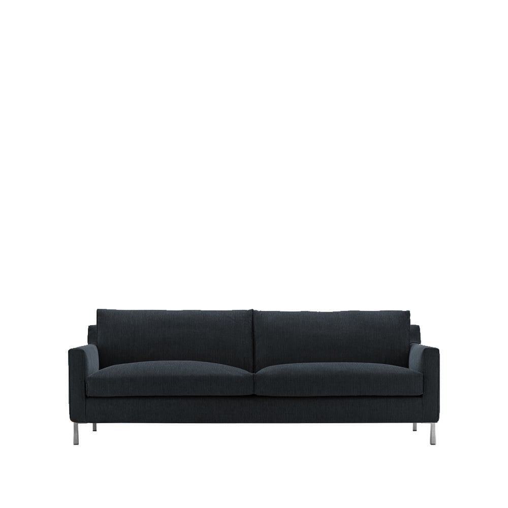 Eilersen Streamline 3-sits soffa 220 cm tangent 16 gråblå-rostfritt stål