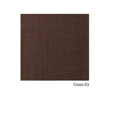 Streamline 3-sits soffa 220 cm - tyg cross 03 brunröd, stålben - Eilersen