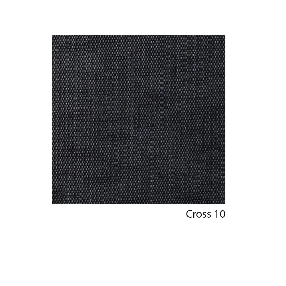 Streamline 3-sits soffa 220 cm, tyg cross 10 svart, stålben Eilersen