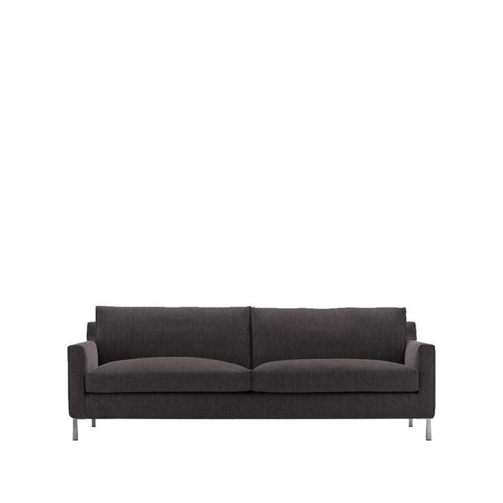 Streamline 3-sits soffa - gravel 0016 mörkgrå-rostfritt stål - Eilersen