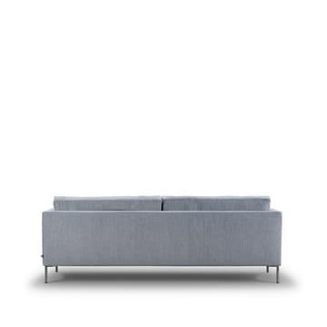 Trenton soffa 220 cm - tyg cure 0006 grå-rostfr. stål - Eilersen