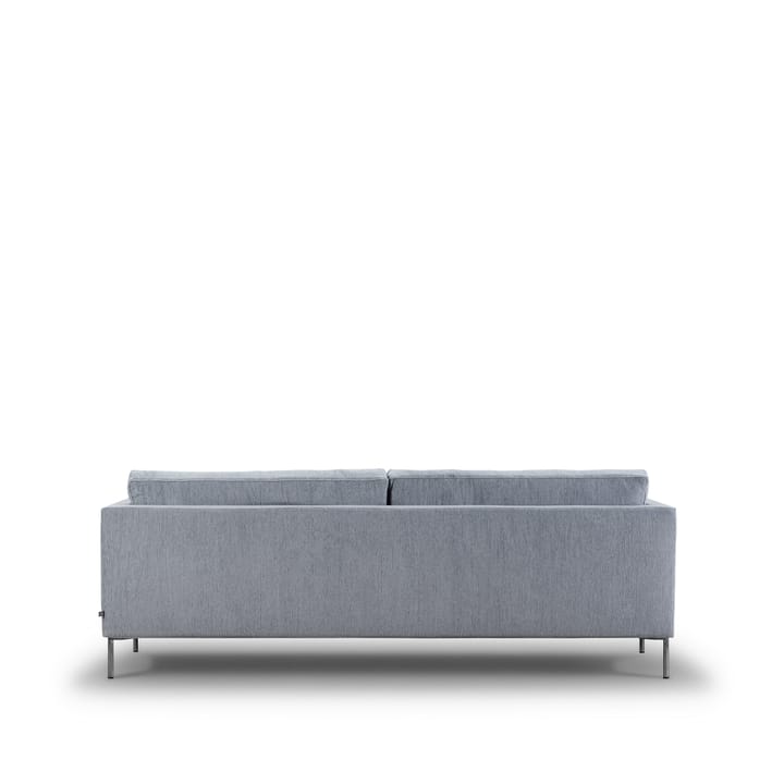Trenton soffa 220 cm, tyg cure 0006 grå-rostfr. stål Eilersen