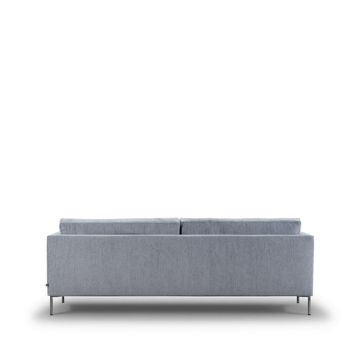 Trenton soffa 220 cm - tyg cure 0006 grå-rostfr. stål - Eilersen