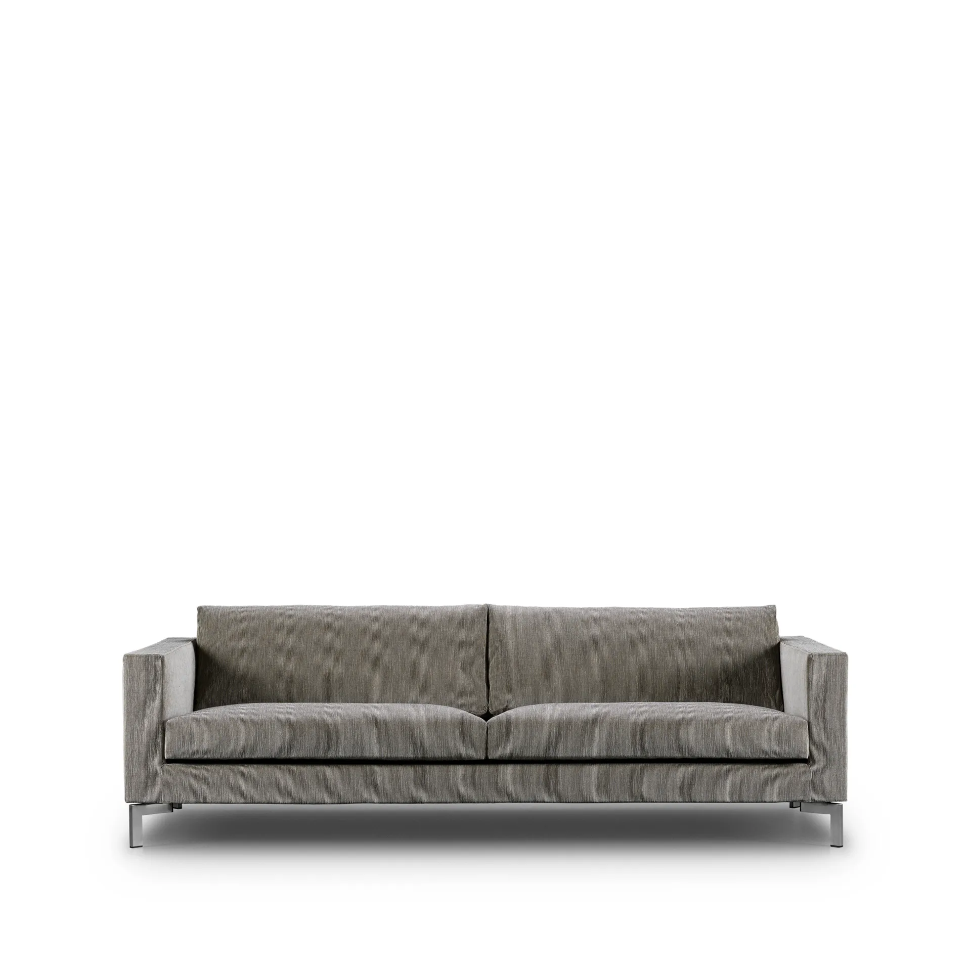 Zenith soffa 3-sits, bakar 01 brunbeige-stål-240 cm Eilersen