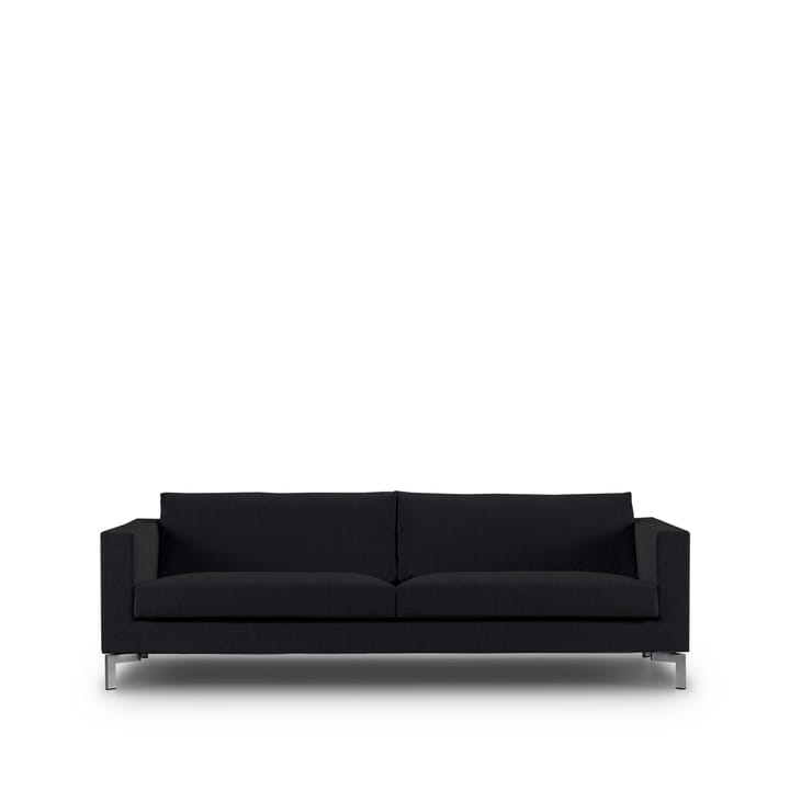 Zenith soffa 3-sits - bakar 16 svart-stål-220 cm - Eilersen
