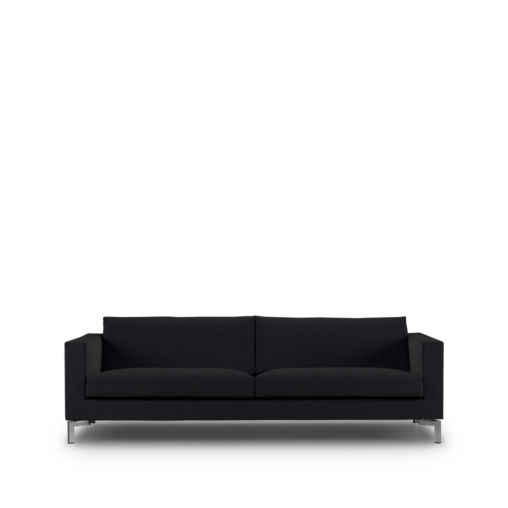 Zenith soffa 3-sits, bakar 16 svart-stål-240 cm Eilersen