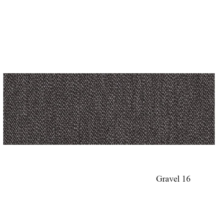 Zenith soffa 3-sits, gravel 0016 mörkgrå-stål-220 cm Eilersen