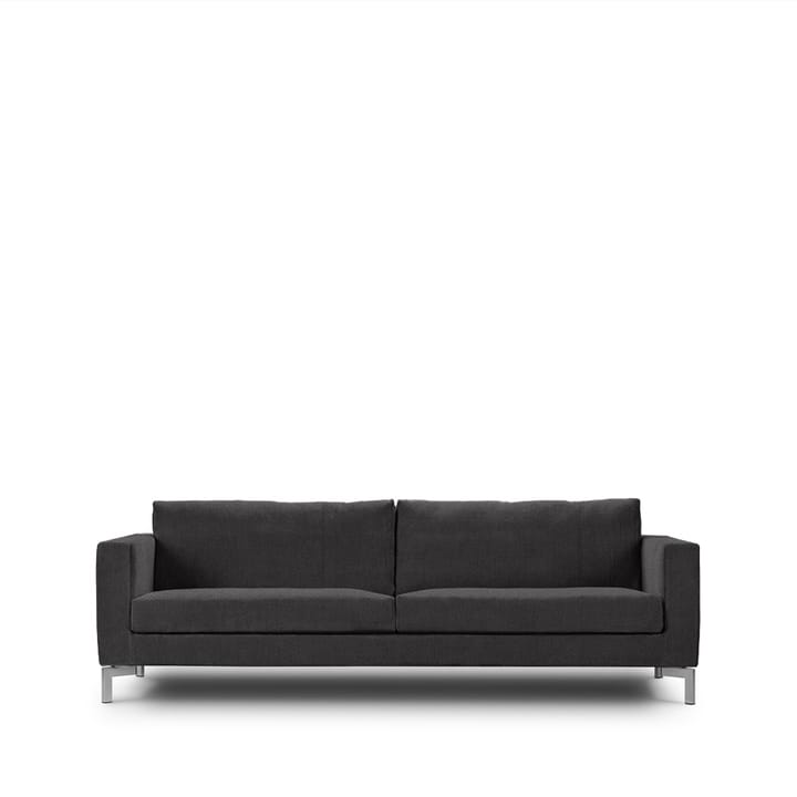 Zenith soffa 3-sits - gravel 0016 mörkgrå-stål-240 cm - Eilersen