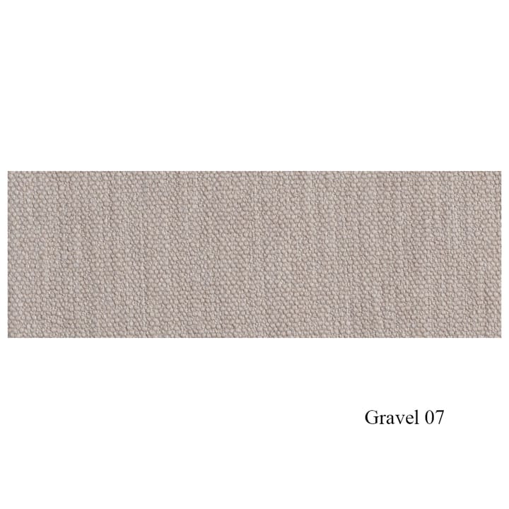 Zenith soffa 3-sits - gravel 07 beige-stål-240 cm - Eilersen