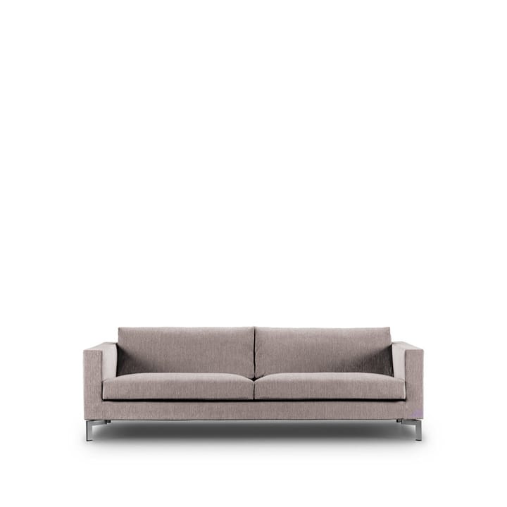 Zenith soffa 3-sits - gravel 07 beige-stål-240 cm - Eilersen