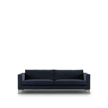 Zenith soffa - 3-sits, louis 14 mörkblå-stål-220 cm - Eilersen