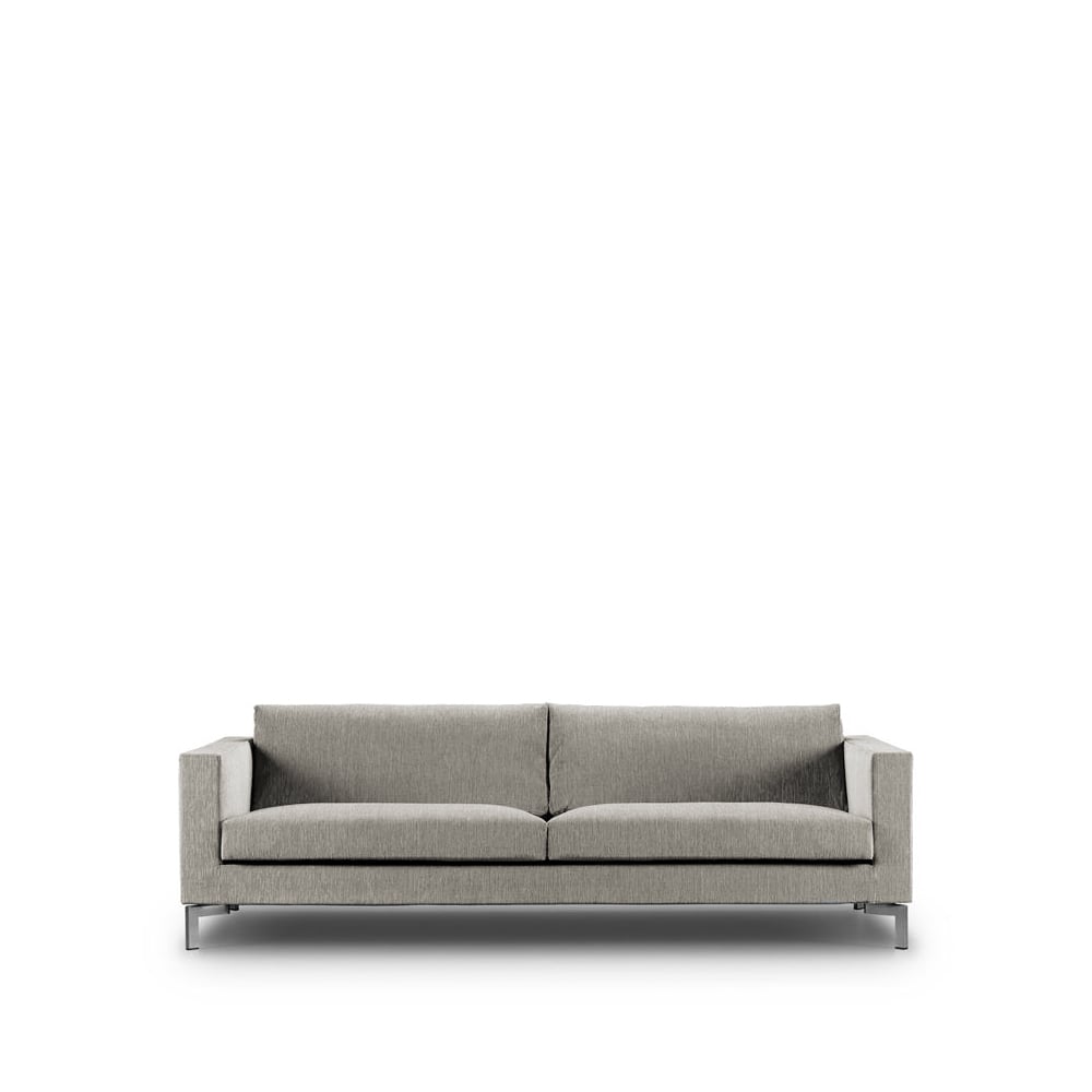 Eilersen Zenith soffa 3-sits tangent 37 beige-stål-240 cm