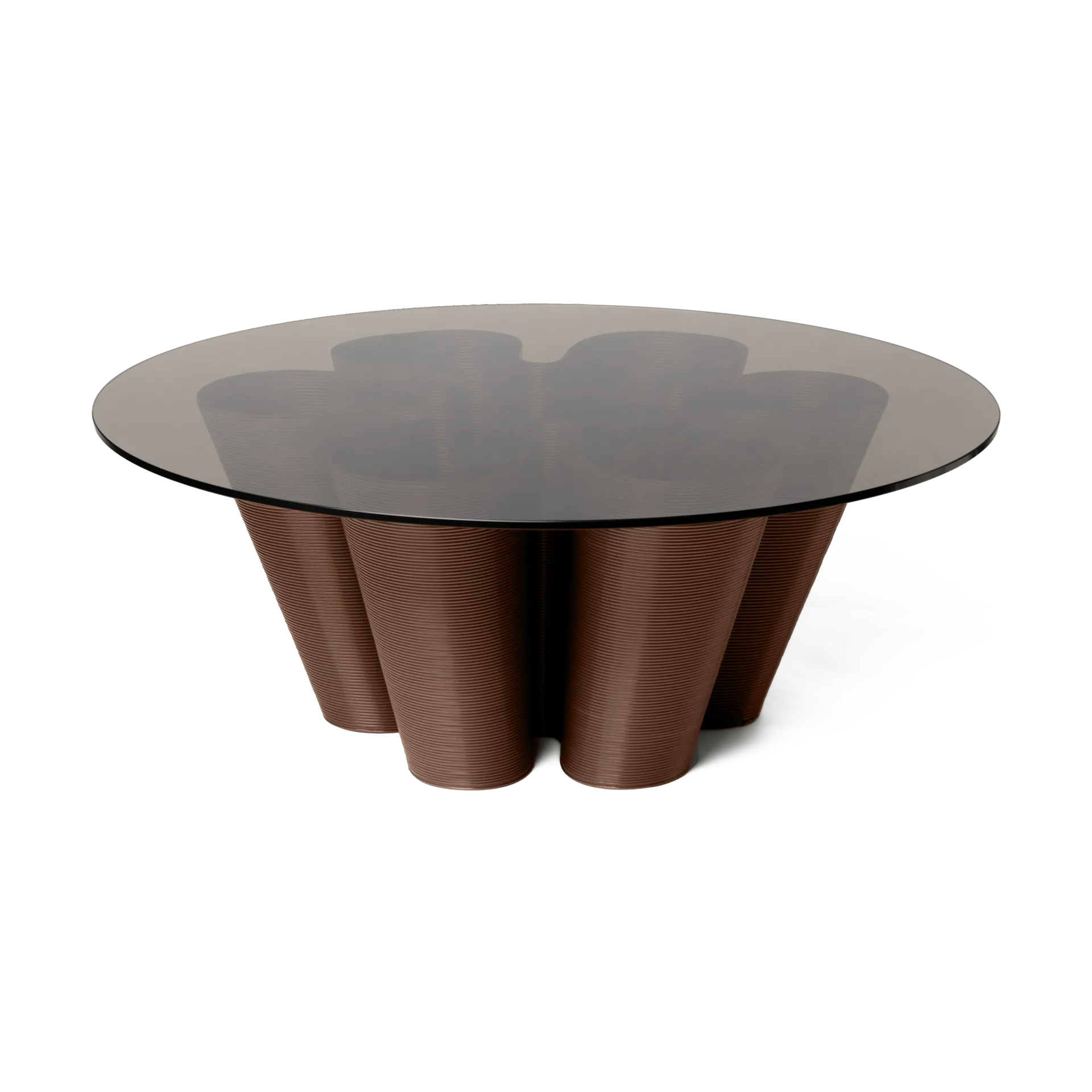 Anemone soffbord Ø110 cm, Chocolate Ekbacken Studios