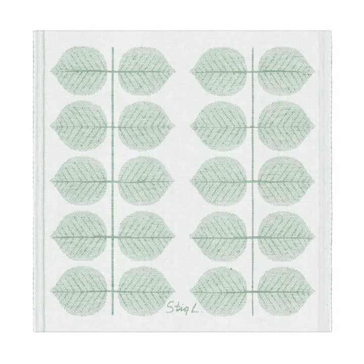 Berså servett 35x35 cm - Grön - Ekelund Linneväveri