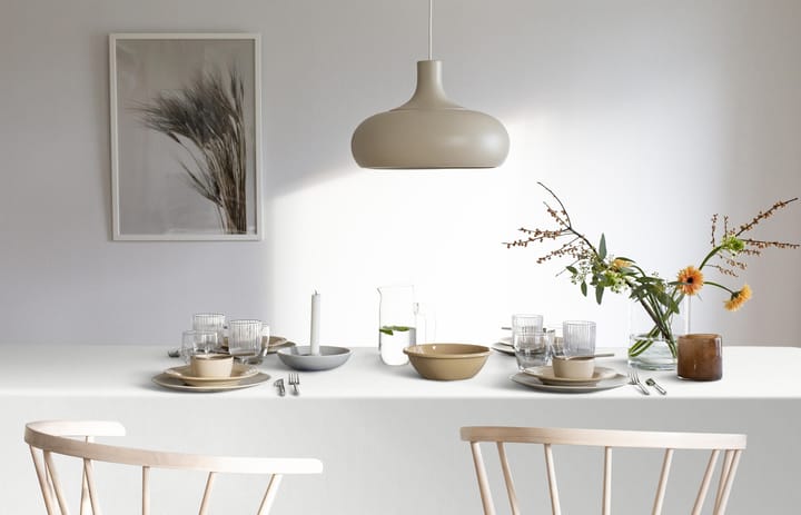 Gåsöga bordsduk blekt, 150x250 cm Ekelund Linneväveri