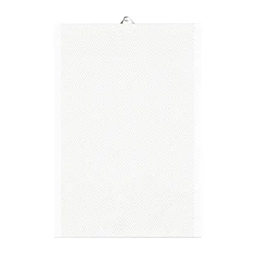 Gåsöga kökshandduk blekt - 35x50 cm - Ekelund Linneväveri