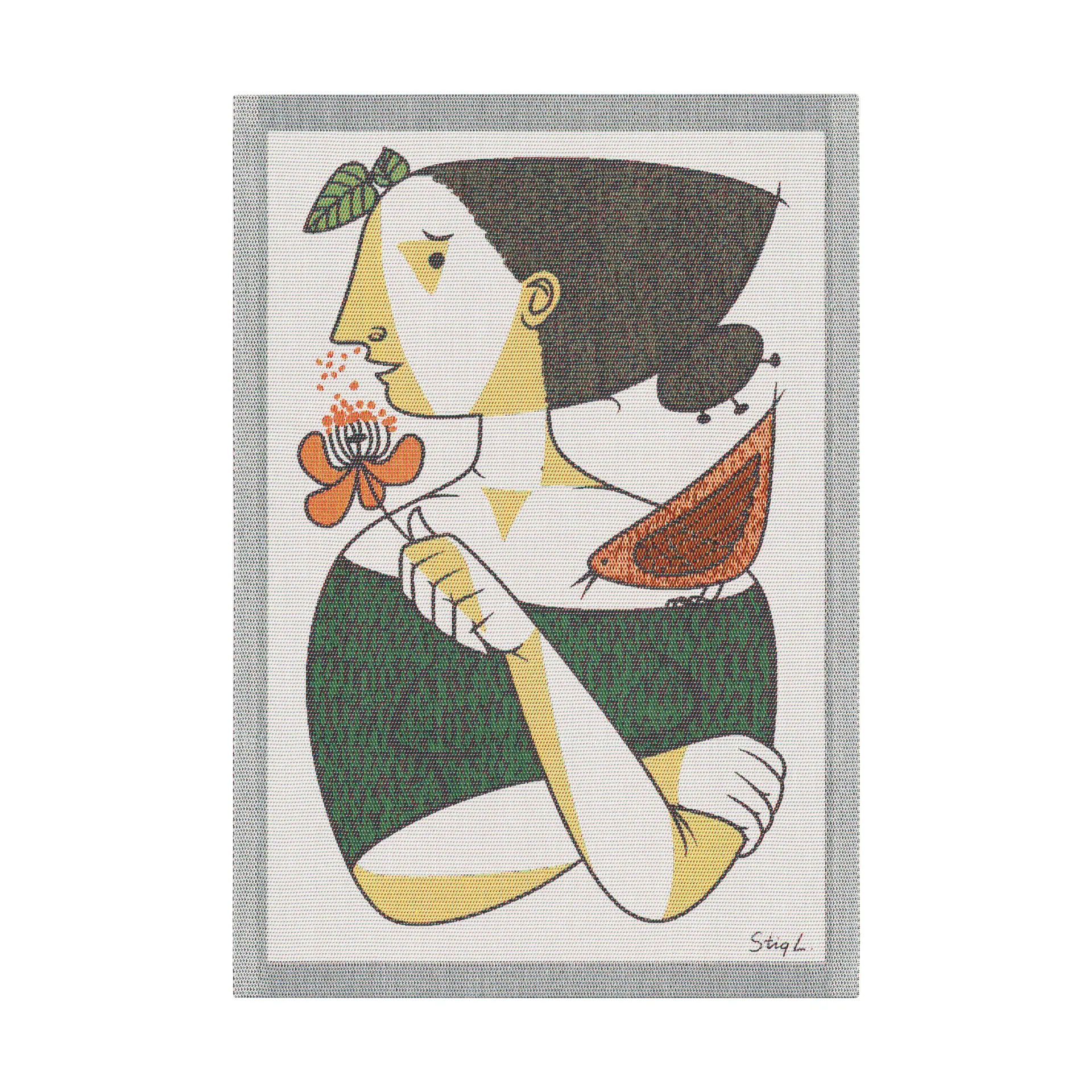 Karaktär kökshandduk 35x50 cm, Multi Ekelund Linneväveri