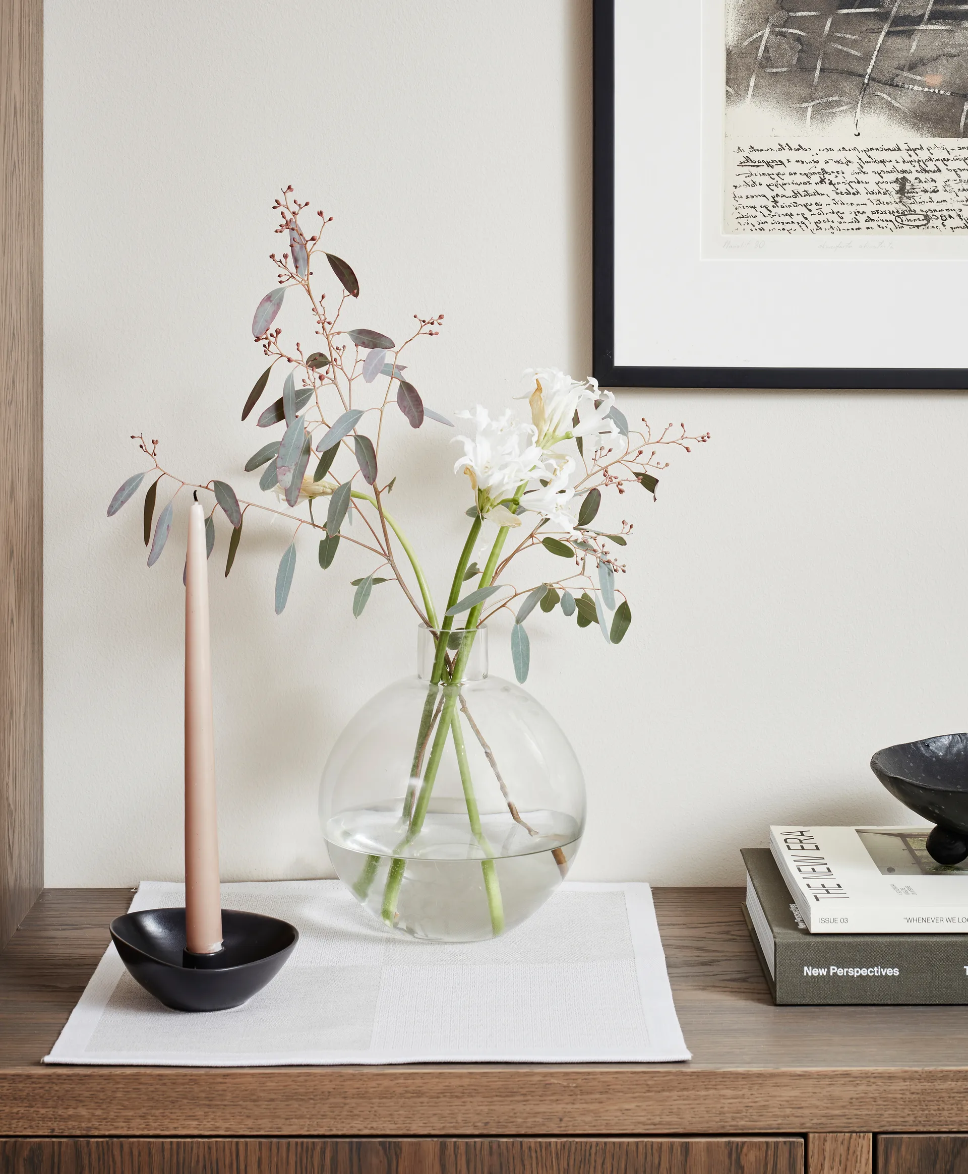 Ruta servett oblekt, 35x35 cm Ekelund Linneväveri