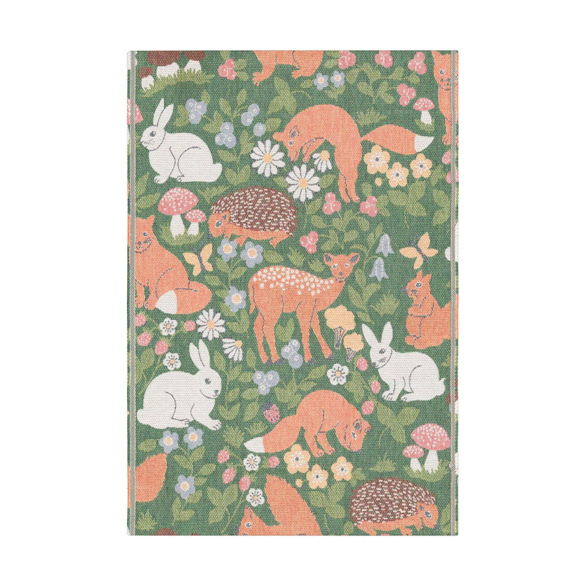 Skogslek babyfilt 72x105 cm, Multi Ekelund Linneväveri