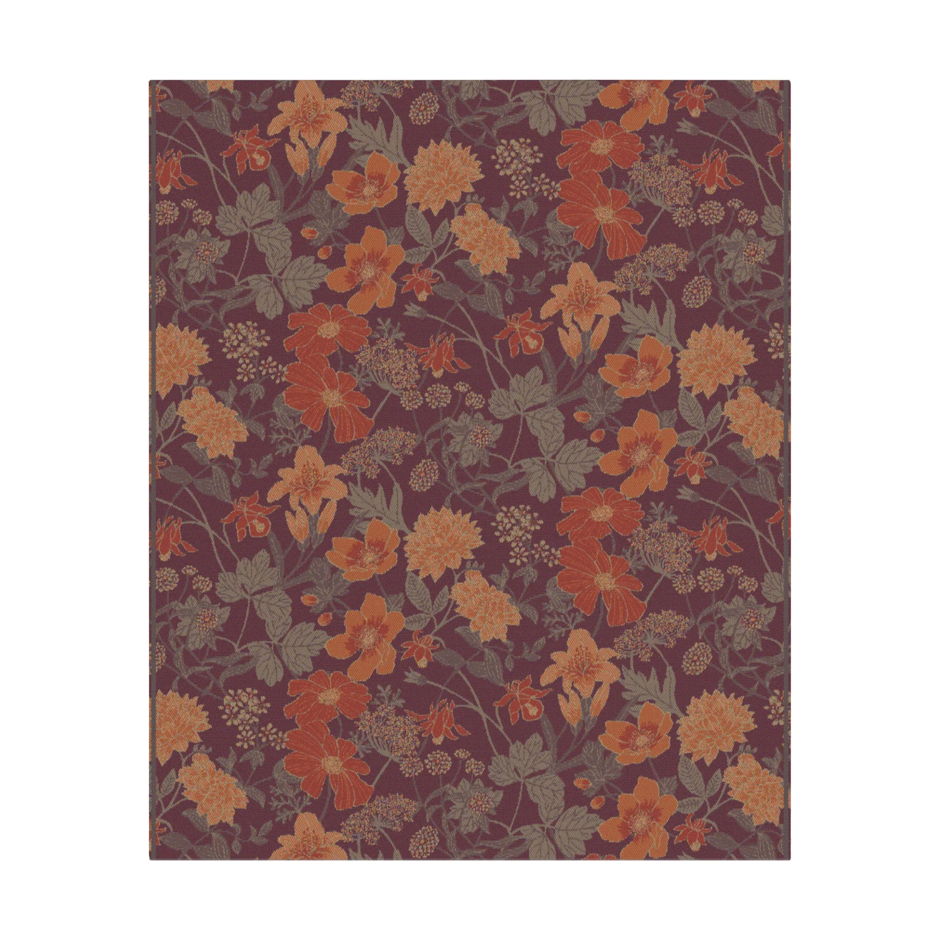 Soft pläd 140x170 cm, Brun Ekelund Linneväveri