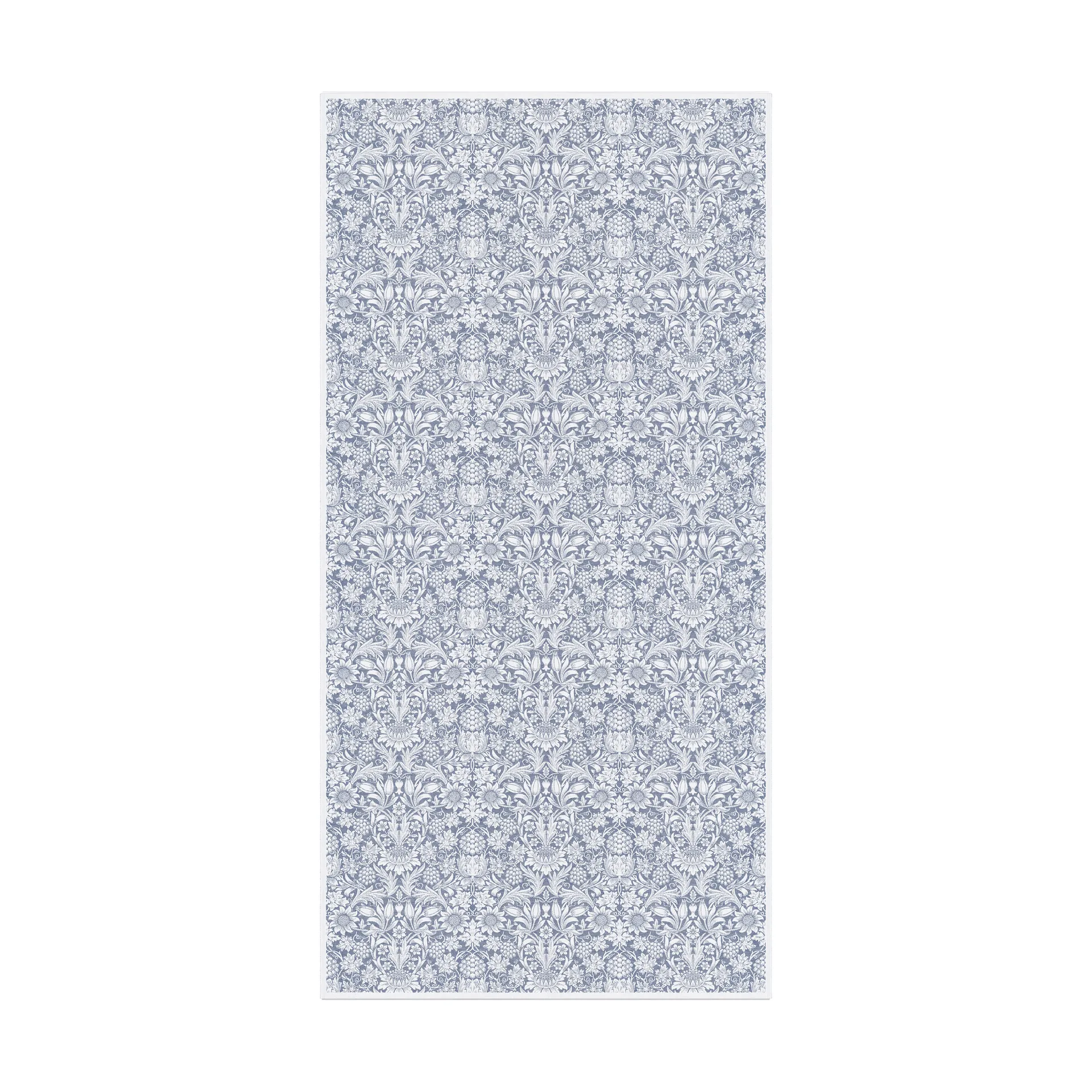 Sunflower bordsduk 150x300 cm, Blå Ekelund Linneväveri