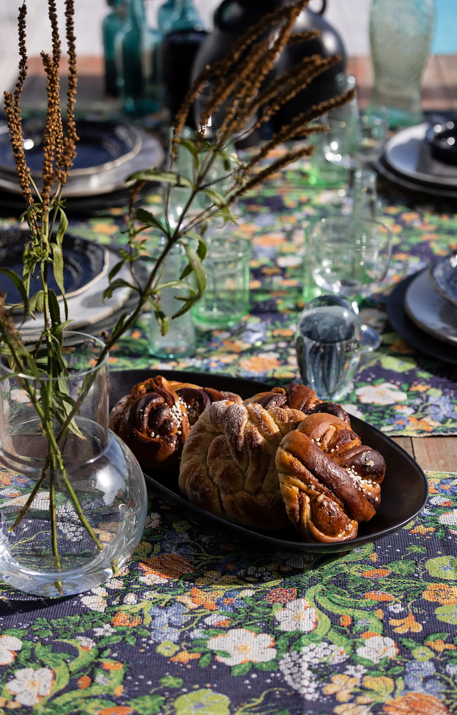 Värme bomullsfilt 140x170 cm, Röd Ekelund Linneväveri