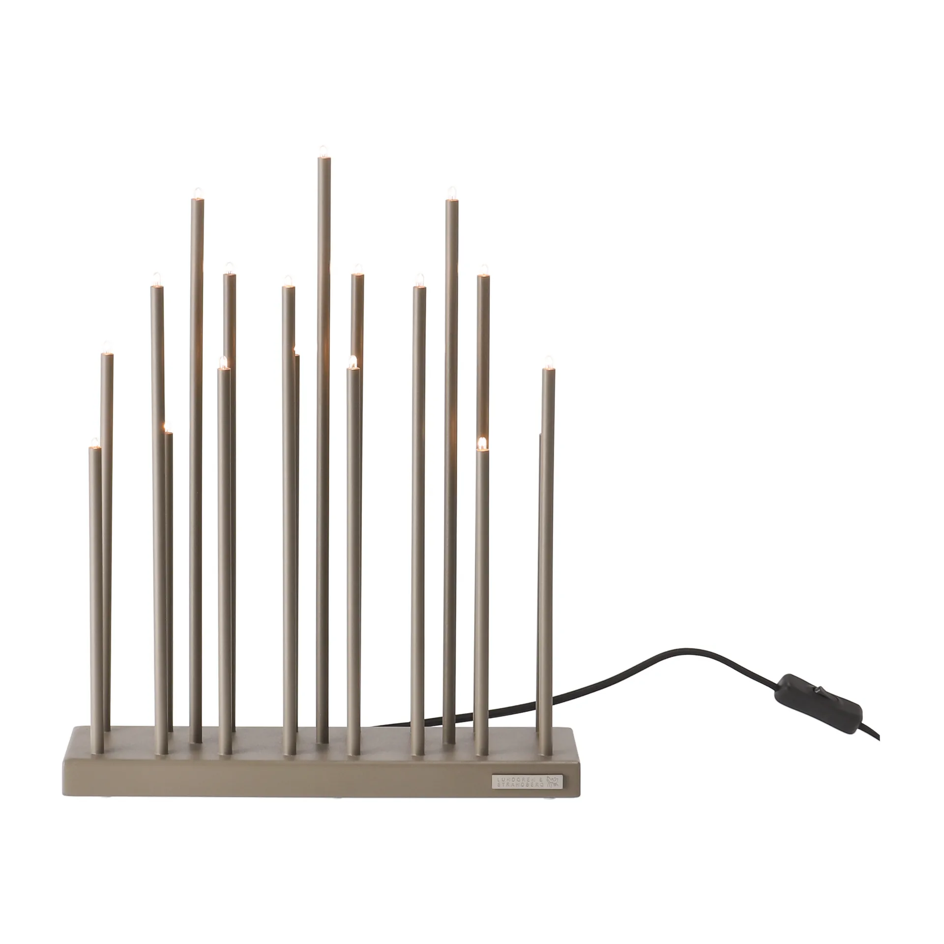 Elflugan elljusstake jubileumsutgåva Svenssons 125 år, Taupe Elflugan