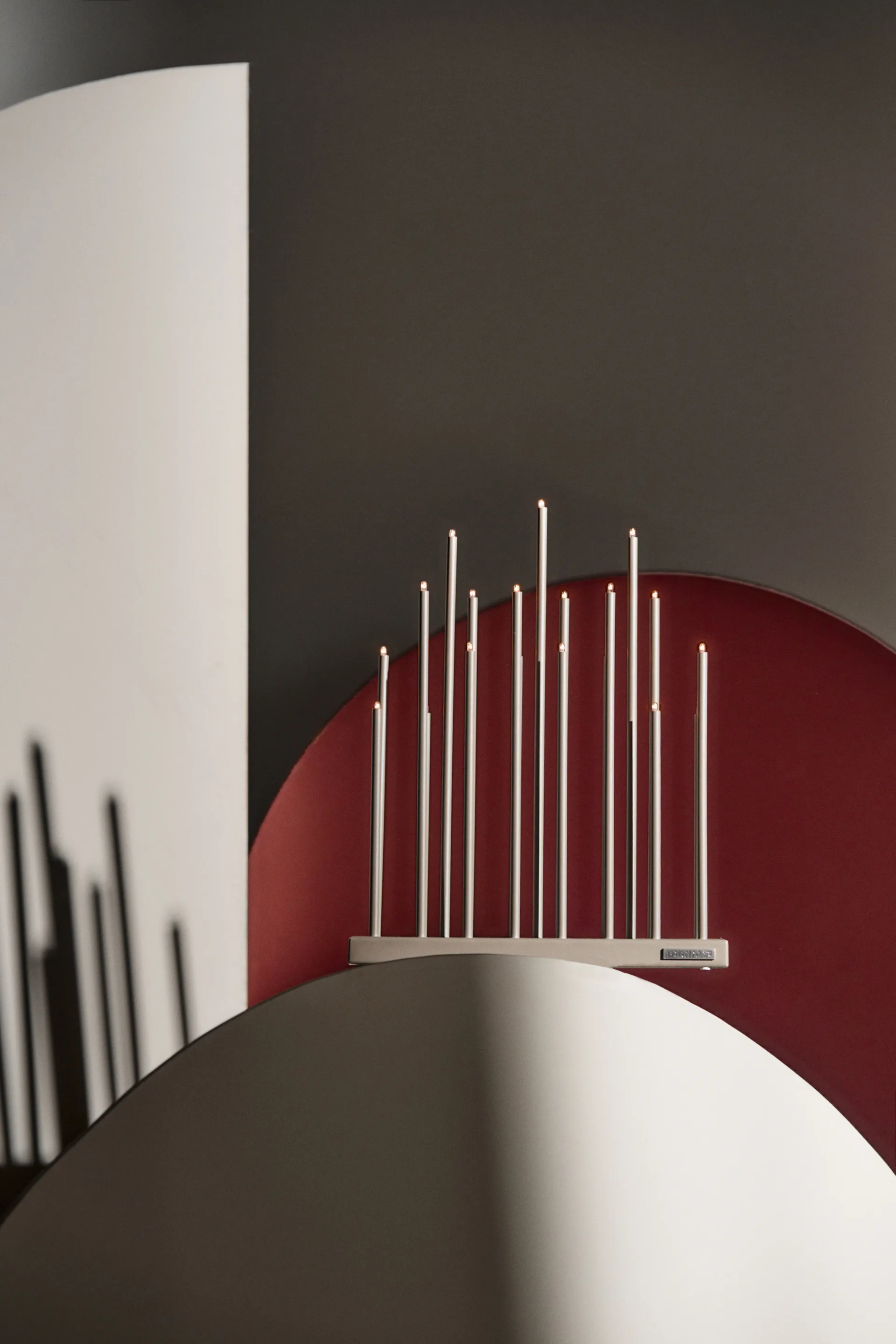 Elflugan elljusstake jubileumsutgåva Svenssons 125 år, Taupe Elflugan