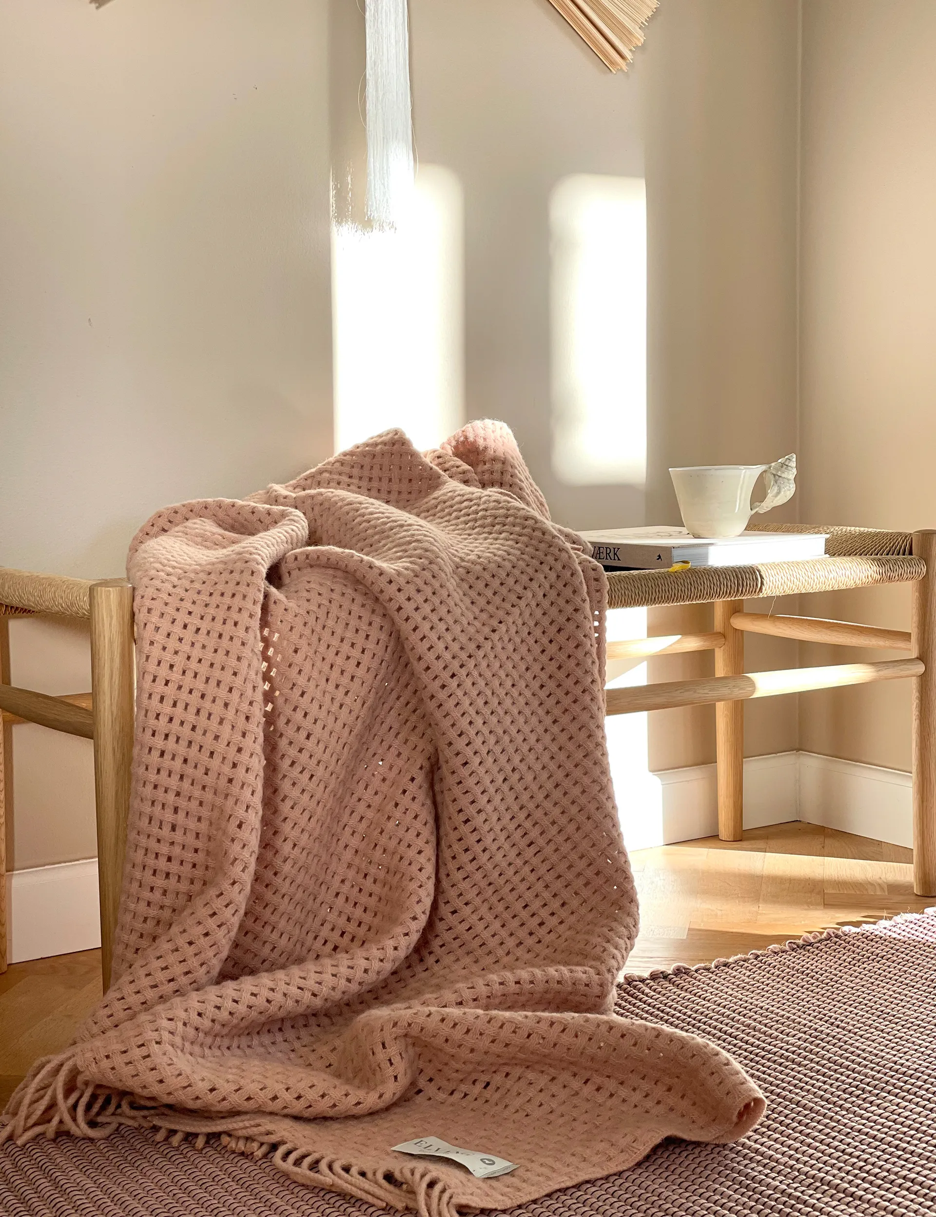 Basket pläd 130x200 cm, Nude Elvang Denmark