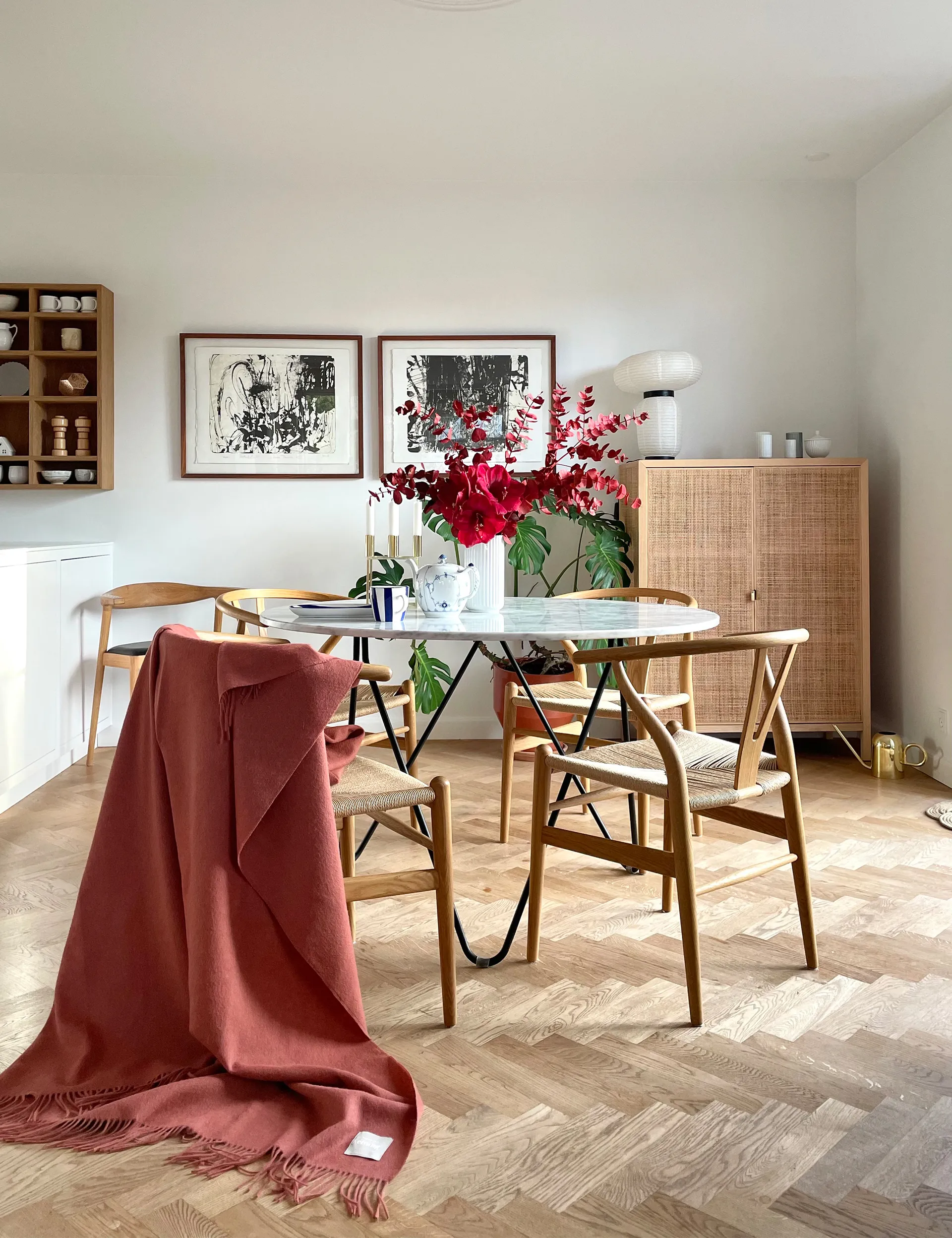 Elvang Classic pläd, Rusty red Elvang Denmark