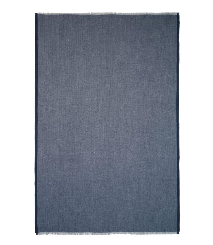 Herringbone pläd 130x190 cm, Dark blue-grey Elvang Denmark