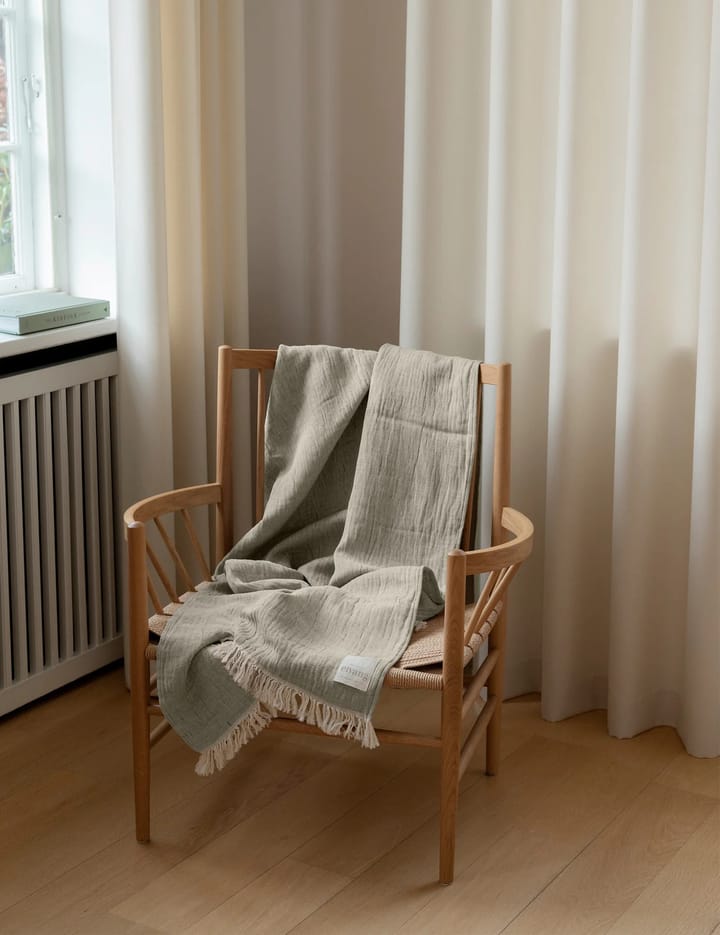 Lavender pläd 130x180 cm, Bottle green Elvang Denmark