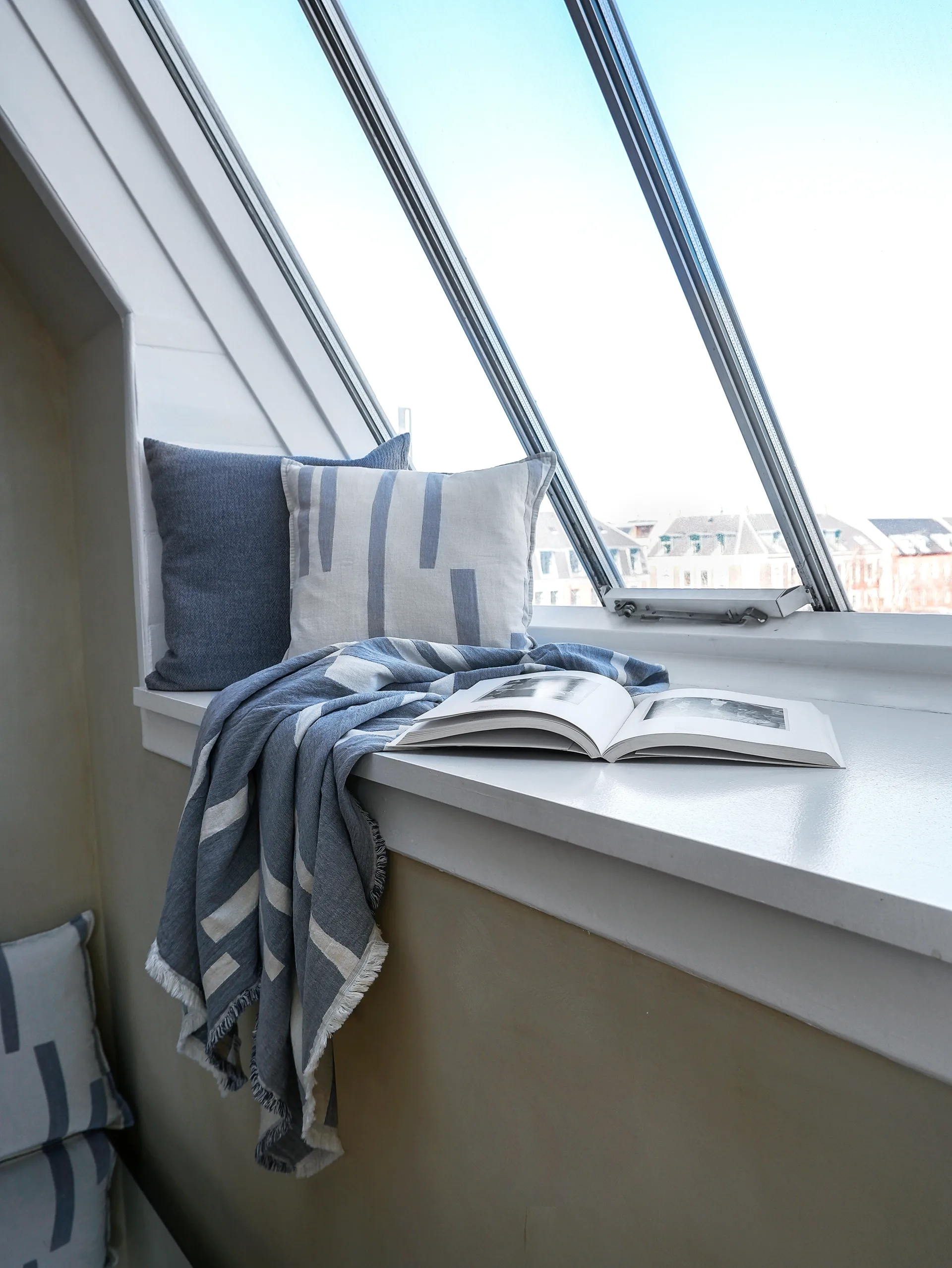 Lyme Grass pläd 130x180 cm, Blue Elvang Denmark