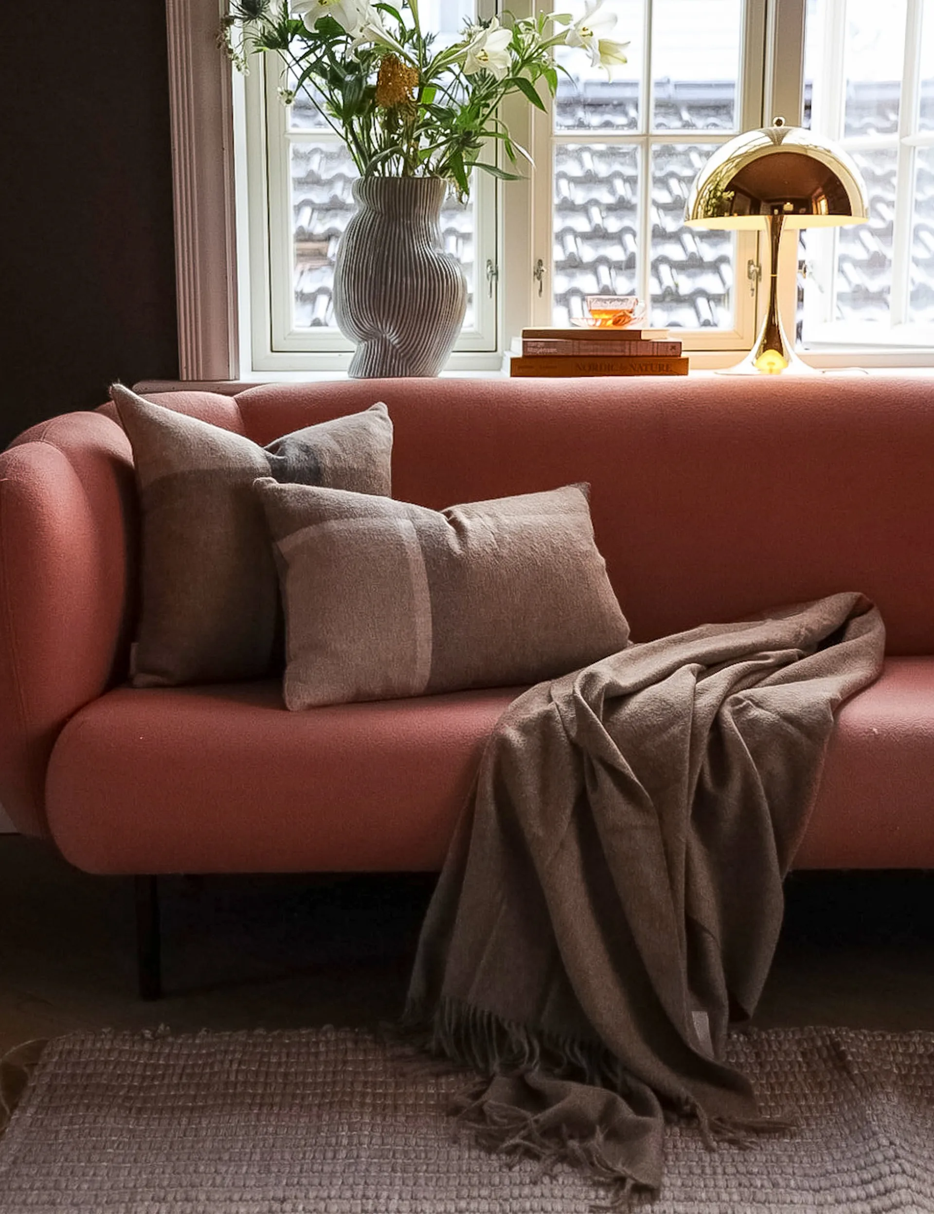 Manhattan kuddfodral 40x60 cm, Beige Elvang Denmark