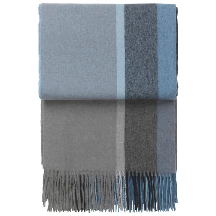Manhattan pläd, steel blue-dusty ocean Elvang Denmark