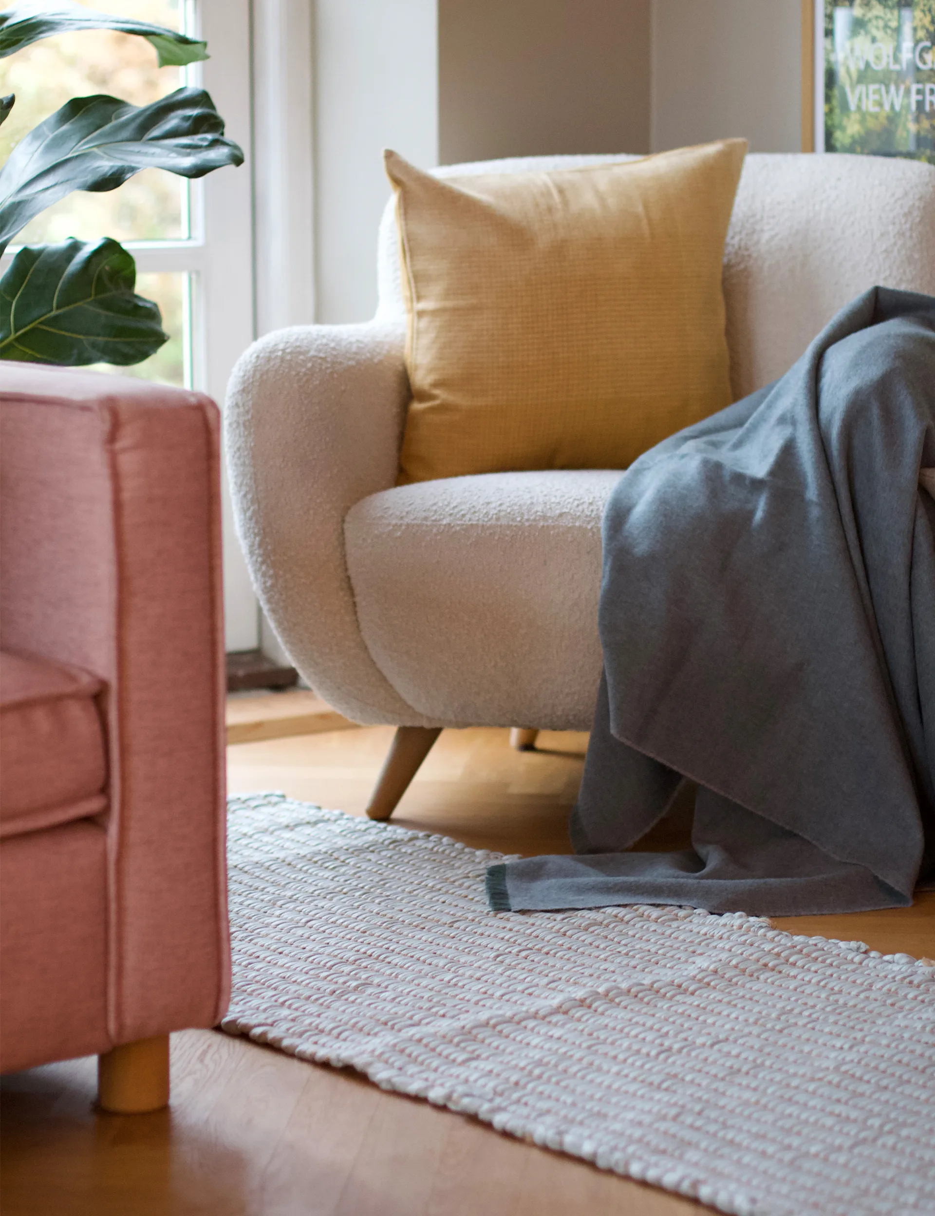 Walnut matta 60x150 cm, Ivory Elvang Denmark