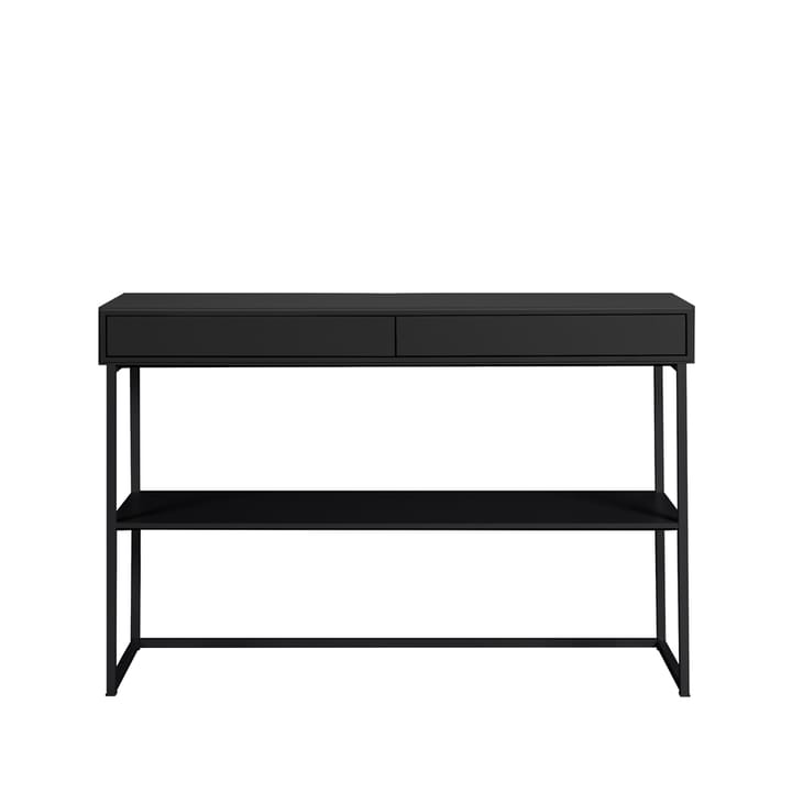 Cube avlastningsbord - svart, 2 lådor, 1 hylla - Englesson